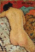Nicolae Tonitza Nud i iatac, ulei pe carton, oil painting on canvas
